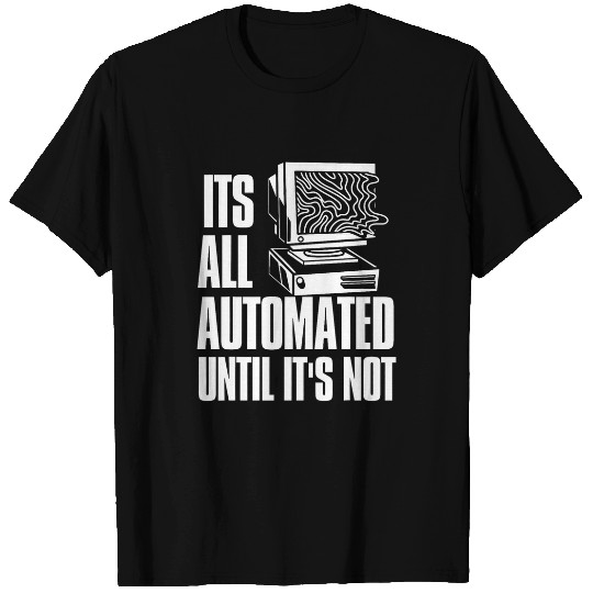 Funny Coder Software Engineer Programmer Rpa Developer T-Shirts