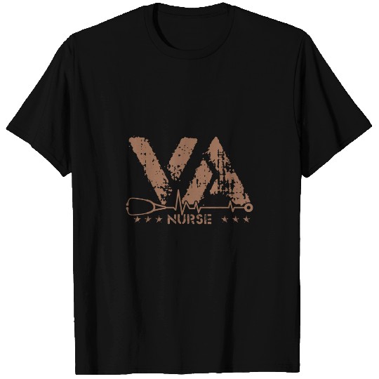 VA nurses Real American Hero 4th of July US Patriotic Vintage T-Shirts