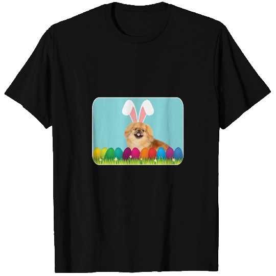 Pekingese w Bunny Ears T-Shirts
