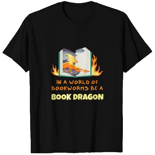 Book Dragon Design Librarian Book Lovers 1 T-Shirts