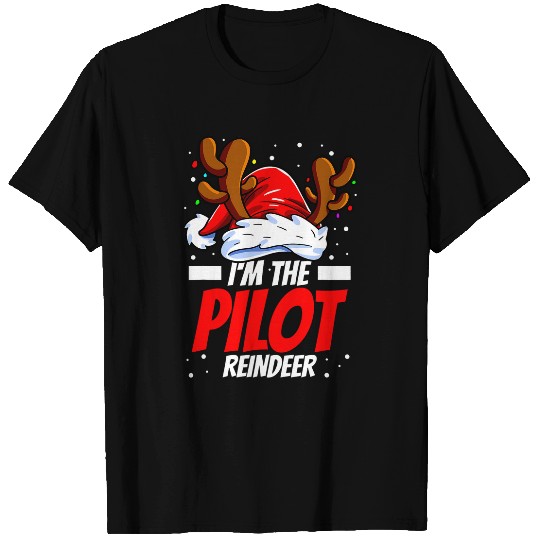 Im the pilot reindeer family matching christmas T-Shirts