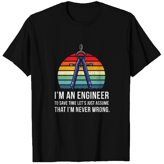 Funny Drafting Construction Design Architect Engineer Gifts T-Shirts