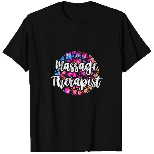 Massage Therapist Muscle Therapy Massage Therapy Tie Dye T-Shirts