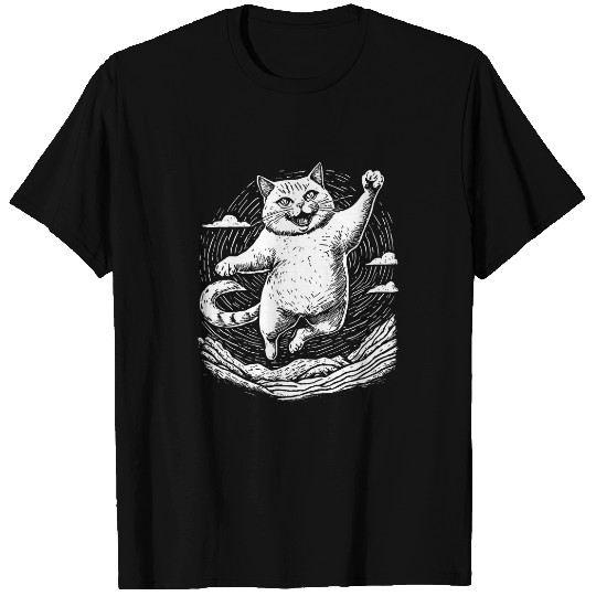 Cat Practice Karate T-Shirts