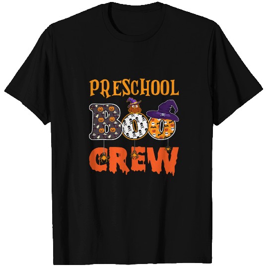 Preschool Boo Crew Halloween Prek Preschool Teacher Student T-Shirts