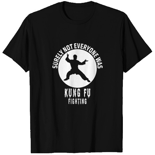 Surely Not Everybody Was Kung Fu Fighting Funny Sarcastic 2 T-Shirts