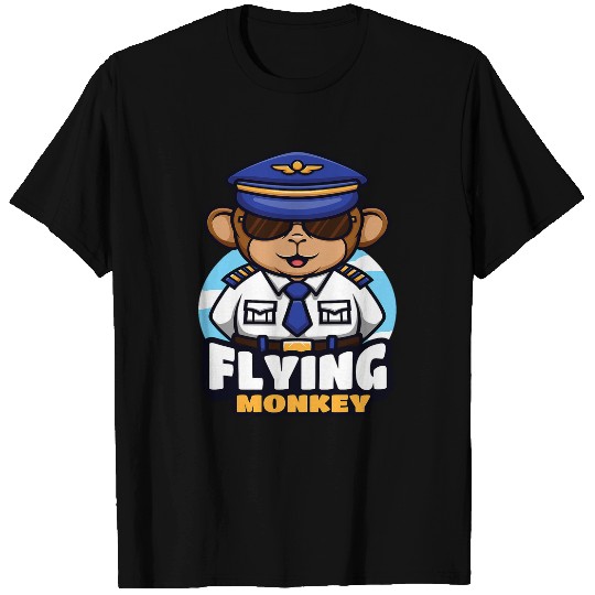 Flying Monkey Pilot T-Shirts