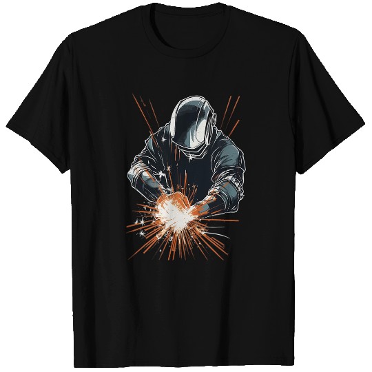 Welder Accessories Welding Metal Worker Outfit for Men T-Shirts