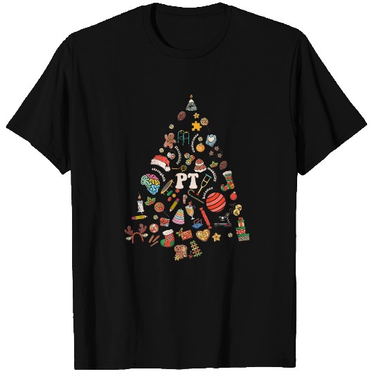 Physical Therapy PT Christmas Physical Therapist T-Shirts