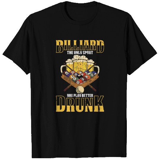 Mens Pool Billiard For Pool Player Billiard Player 3 T-Shirts