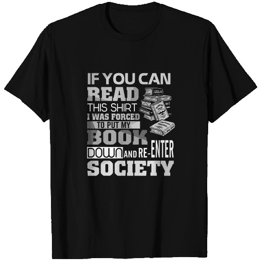 Funny Reading Teacher Reader Gifts Bookworm Book Lover T-Shirts