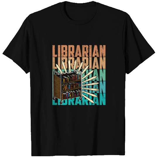 Book library literature reading bookworm bookstore professor 4 T-Shirts