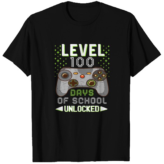 Video game Gamer Student 100th Day Teacher smarter T-Shirts