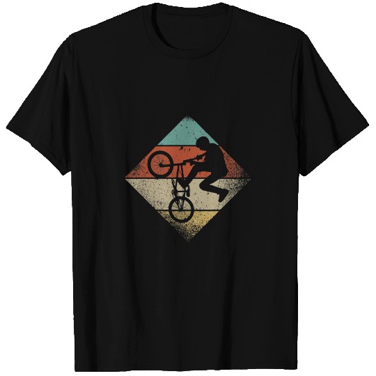 BMX Retro 1960s 1970s Style BMX Bike Rider T-Shirts