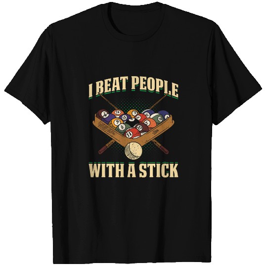Mens Pool Billiard For Pool Player Billiard Player 16 T-Shirts