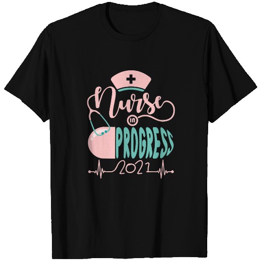Nursing Student Graduation In Progress nurses Grad Class 1 T-Shirts