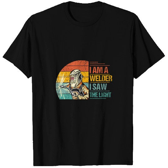 Metal Worker Welding Welder Dad Work Men T-Shirts