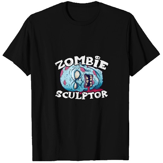 Zombie SCULPTOR Halloween Simple Costume SCULPTORS T-Shirts