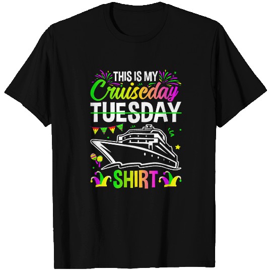 Mardi Gras Celebrations parade Boat This is My Cruisday T-Shirts