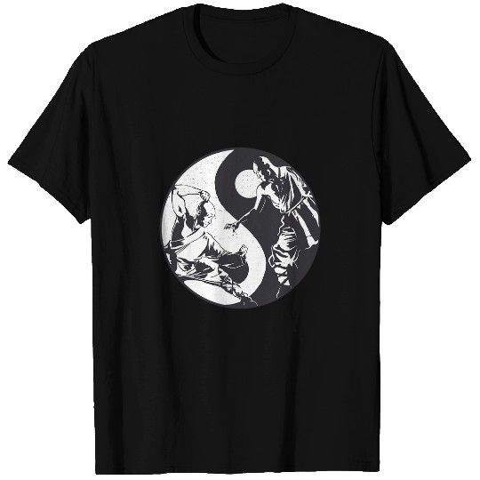 Yin Yang Inspirational Buddhist Spar Taekwondo T-Shirts