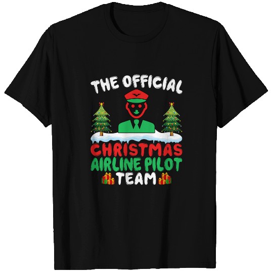 xmass Airline Pilot Team Aviation Airplane Pilot Christmas T-Shirts