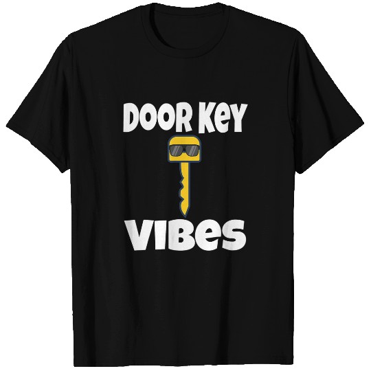 Door Key Vibes Funny Dork Dorky Pun Humor Book Nerd T-Shirts