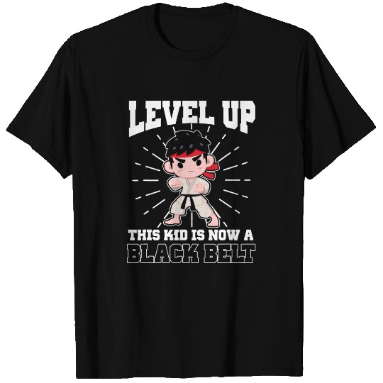 Funny Karate Lover Black Belt Graphic Boys and Men Karatist T-Shirts