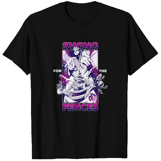 Swing the Fences Science Teacher T-Shirts