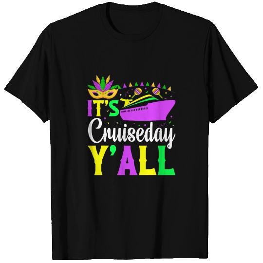 Mardi Gras Cruiseday Yall celebrations parade party Boat T-Shirts