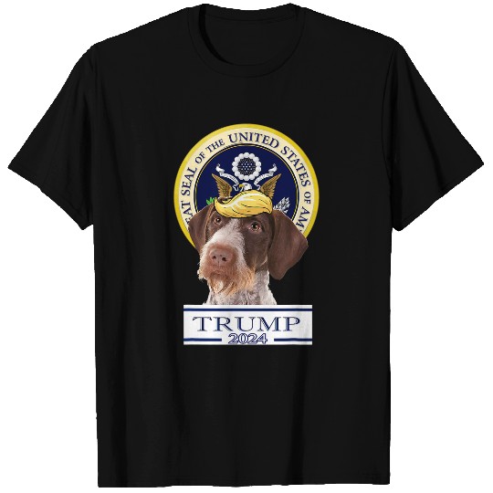 Trump 2024 Pointers German Wirehaired T-Shirts