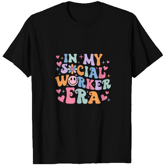 In My Social Worker Era Funny Retro Social Worker Graduation T-Shirts