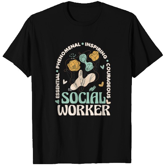 Social Worker Social Work Month Caseworker Public Servant T-Shirts