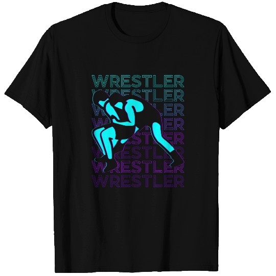 Wrestler Wrestling Retro T-Shirts