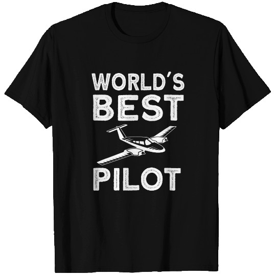 Worlds Pilot Airplane Pilot Aviation T-Shirts
