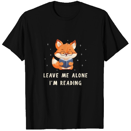 Book Lover Fox Leave Me Alone Im Reading Women Girl T-Shirts