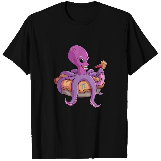 Octopie Pi Day Octopuss Pie Geometry Math Teacher Student T-Shirts