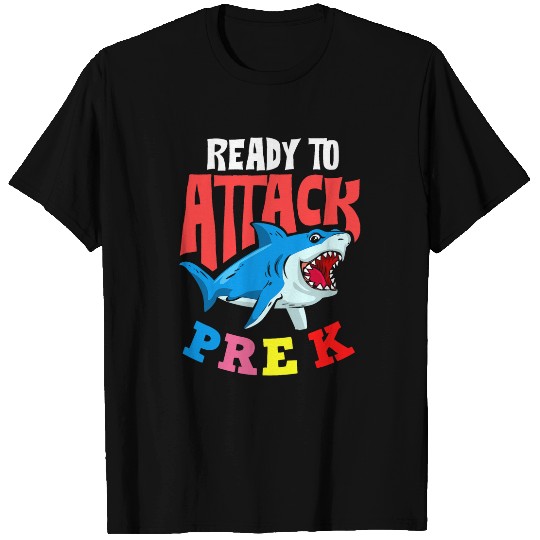 Ready To Attack Pre K Student Teaching Pre K Teacher T-Shirts
