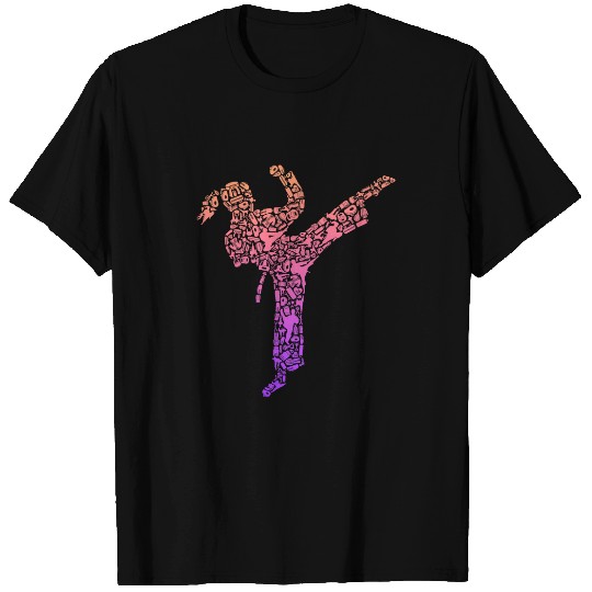 Taekwondo Lover Mom Korean Martial Arts Girls Taekwondoin T-Shirts