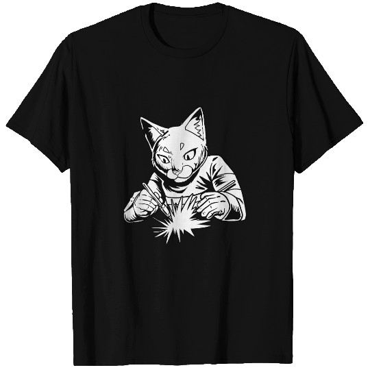 Welding Cat Metal Worker Welder 7 T-Shirts