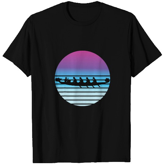 Dragon Boat Racing Paddle Dragonboating Sunset Dragonboat T-Shirts