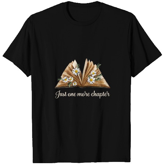 Cute Readers design with a big book and daisy flowers T-Shirts