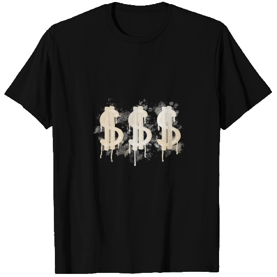 Dollar Sign in Art of Graffiti Sprayer T-Shirts