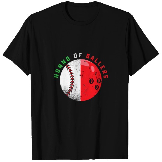 Italian Grandpa Nonno Baseball Bowler Grandson Granddaughter T-Shirts