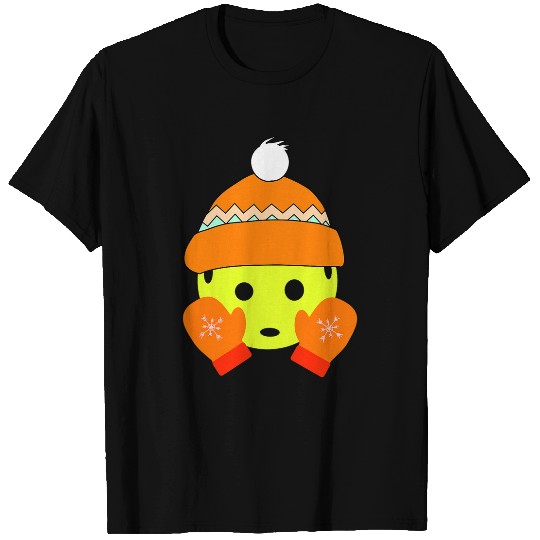 Cute Pickleball Christmas Winter Mittens and Hat T-Shirts