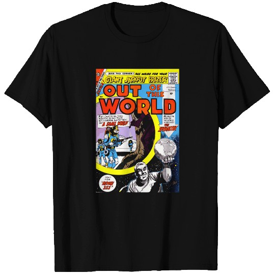 Out Of This World vintages Science Fiction Comic Book Cover T-Shirts