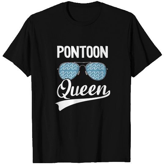 Pontoon Queen Lake Life Matching Family Pontoon Princess T-Shirts