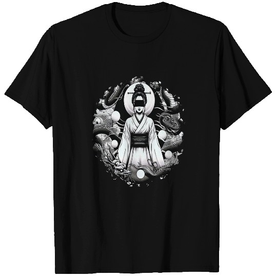 ghostss Woman Yurei Folklore Dragon T-Shirts