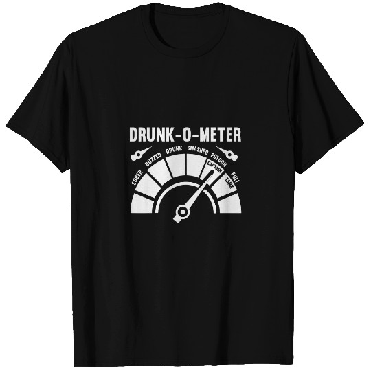 Drunk O Meter Pontoon Captain Pontoon Boat Captain Boating T-Shirts