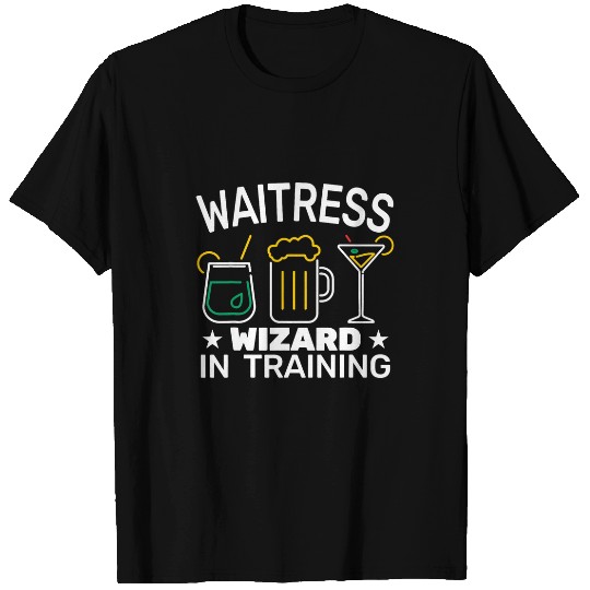 Waitress Wizard in Training womens Waiting staff waitress T-Shirts