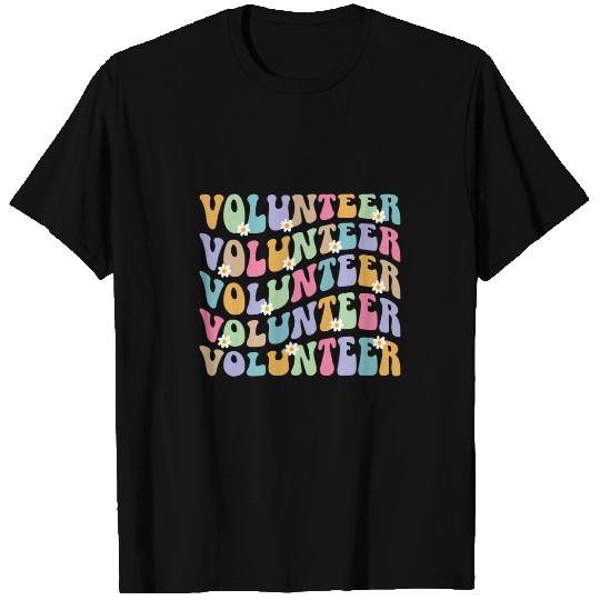 Volunteer Groovy Volunteering Voluntary Worker T-Shirts